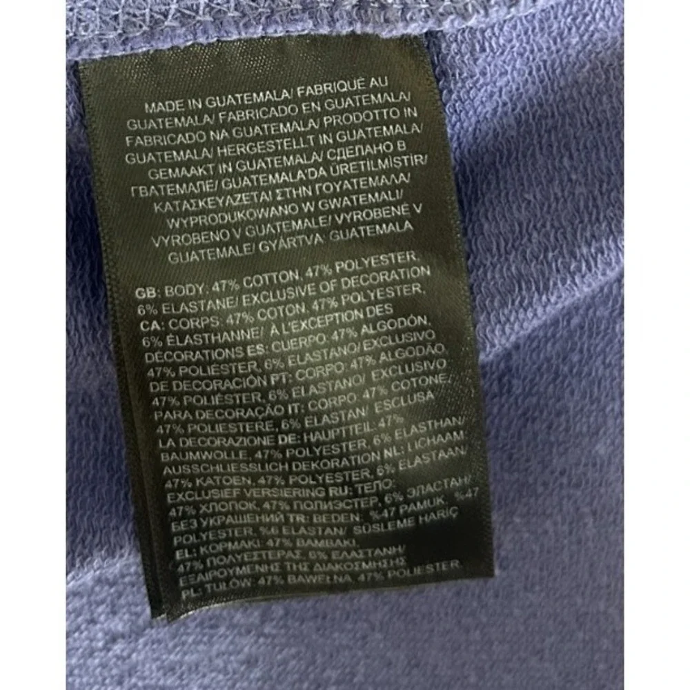 THE NORTH FACE Men's Terry Hoodie Light Weight Pullover Active Cave Blue XXL
